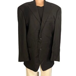 John W. Nordstrom Black 100% Cashmere Blazer